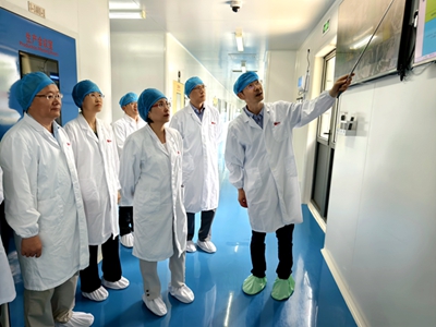 徐徕局长赴上海莱士血液制品股份有限公司、上海兆维生物工程有限公司调研
